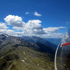 Flugwegposition um 12:19:22: Aufgenommen in der Nähe von 39021 Latsch, Bozen, Italien in 2840 Meter